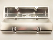 Southern Rods SBC Tall Fabricated Valve Covers Cathedral Top Polished or matt Black