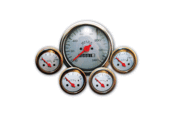 Southern Rods Mechanical Gauge Sets OUT OF STOCK 5 Gauge Mechanical Set Silver