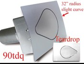 90 Series Teardrop Quarter Panel Fuel Door