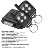 4-Channel Keyless Entry System w/ Actuators