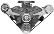A.C. Compressor MOUNT 118L Big Block Chevy - Short Water Pump Driver?s Side - Wide Mount