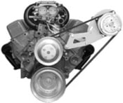 A.C. Compressor MOUNT 137L Small Block Chevy - Long Water Pump 1969 and Later Cast Iron Heads Driver?s Side
