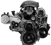 140R A.C Mount. GM LS Series Truck Motor.