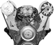 230L-1 Alternator Mount 230L Small Block Chevy - Long Water Pump Driver?s Side