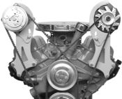 238L Alternator Bracket for Street Rod 348-409 Chevy