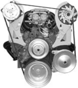 Small Block Chevy Long Water Pump - Serpentine Driver?s Side