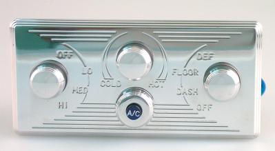 New Rectangluar Art Deco Billet Control Panel for Maxi Kooler I & II