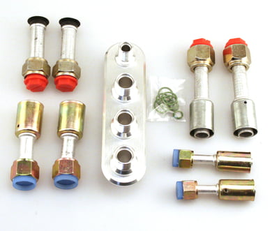 Southern Rods 4 Way Inline Bulkhead with Fittings