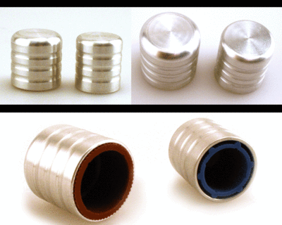OUT OF STOCK Billet service port caps Fits 134A