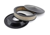 14&Prime; Black Muscle Car Style Air Cleaner Set White Filter