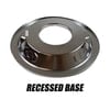 14″ Red W/ Chrome Lip Round Super Flow Air Cleaner Set