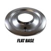 14″ X 3″ CHROME TOP FLOW AIR CLEANER SET WITH FLAT BASE