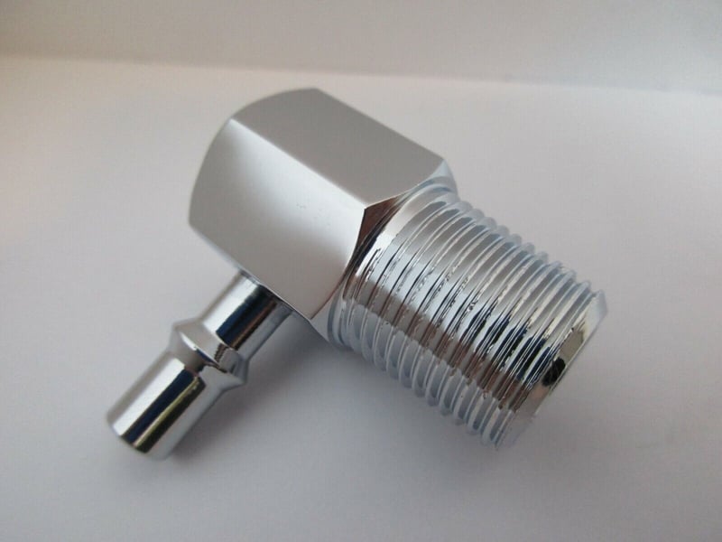 Chrome intake vacuum fittings