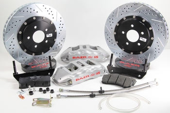 Baer Brakes 14" Extreme+ Rear Brake Kit - Silver 1
