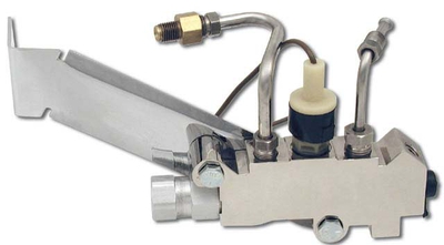 GM Style Distribution Block with Proportion Valve Chrome Finish