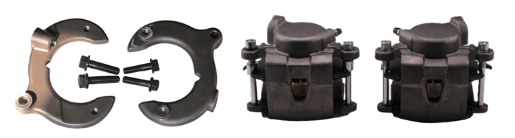 Caliper/Bracket Combo for Mustang II Spindles & IFS Kit