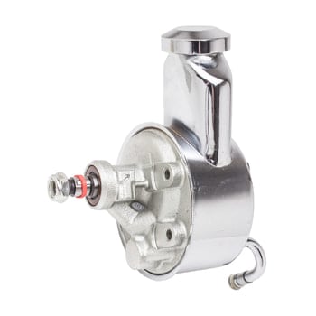 1969 Chevy Camaro/Nova Chrome - Saginaw Power Steering Pump – Keyway Style