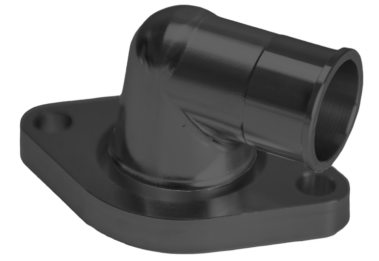 CVF Racing LS Thermostat Housing 90 Degree Swivel (STEALTH BLACK)
