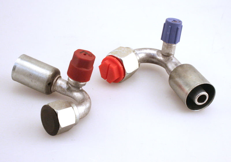 Compressor Service Ports 135 Degree