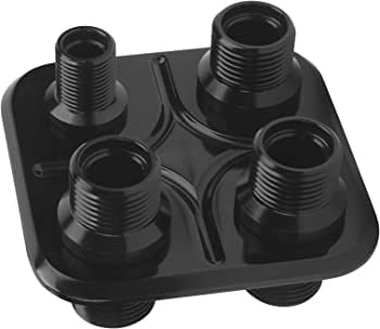 Black anodized AC/Heat bulkhead