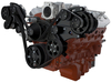 Southern Air Maxi Kooler I & Serpentine Belt Combo Kit Stealth Black Finish