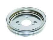 Chrome Steel SBC or BBC Lower 2 Groove Pulleys