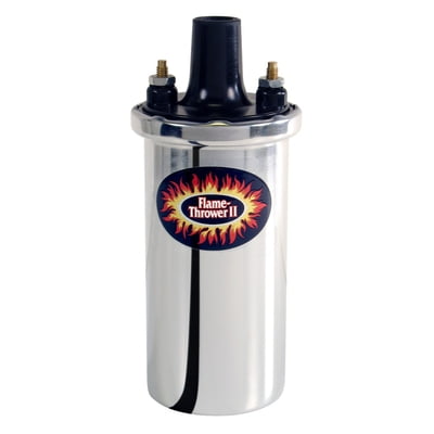 PERTRONIX 45001 FLAME-THROWER II COIL 45,000 VOLT 0.6 OHM CHROME