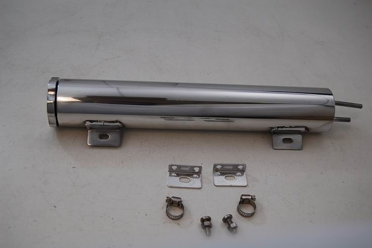 Polished Stainless Overflow Tank- 2 X 13 Inch