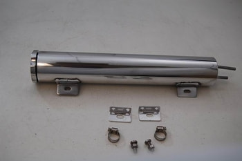 Polished Stainless Overflow Tank- 2 X 13 Inch