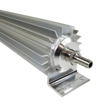 12″ Single Pass Transmission Cooler – Silver