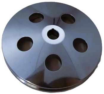 Early GM Keyway Style Single Groove Power Steering Pulley &ndash; Polished