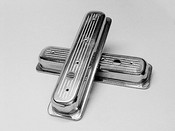 Ball milled Polished Valve Covers Short SBC