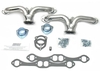 PATRIOT EXHAUST H8052 BLOCK HUGGER HEADER UNIVERSAL SBC-RAW STEEL