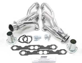 PATRIOT EXHAUST H8021-1 1 5/8" 4-TUBE CLIPPSTER HEADER SILVER CERAMIC