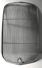 1932 Ford Polished Stainless Grille Insert With Crank Hole