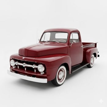 1948-1956 Ford Truck Complete Rolling Chassis