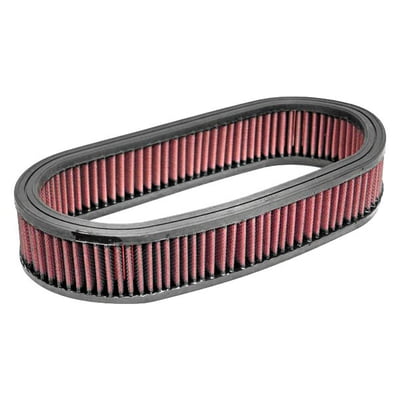 12" Oval red K&N style Washable Air Filter
