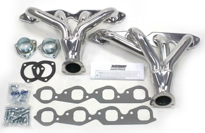 PATRIOT EXHAUST H8029-BLOCK HUGGER HEADER BBC CERAMIC COATED