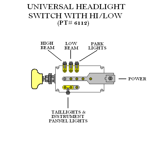 Foot Operated Dimmer Switch Wiring Diagram Headlight - Wiring Diagram