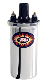 PERTRONIX 45001 FLAME-THROWER II COIL 45,000 VOLT 0.6 OHM CHROME