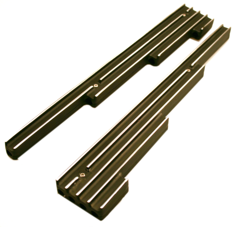 Black finish Finned wire looms