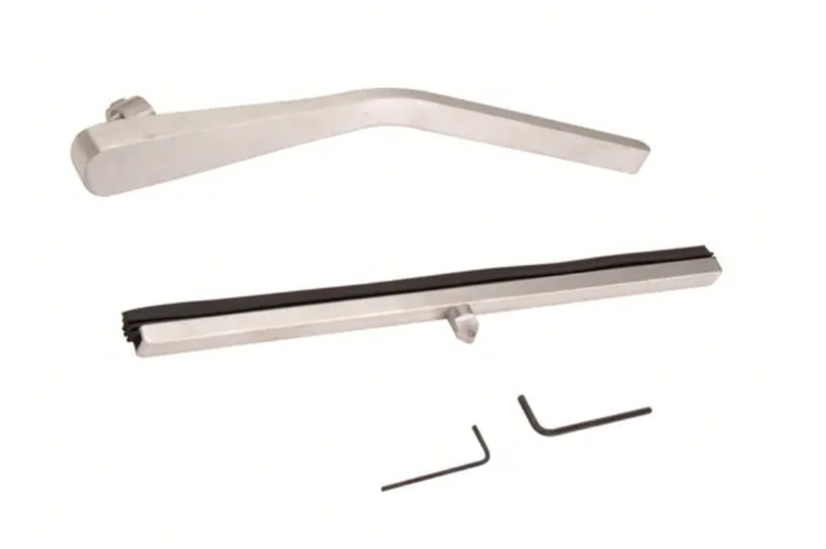 Bent Left Aluminum Wiper arm with Blade- Sold Each