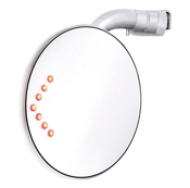 Peep Mirror with LED Turn Signal