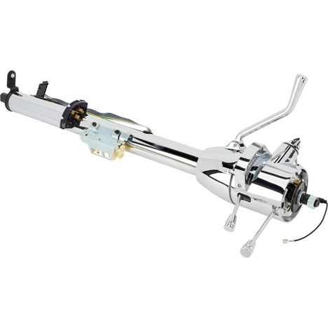 33" Column Shift Column Chrome Finish w/ Keyed Ignition