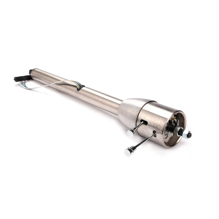 32" Floor Shift Steering Column Plain Finish