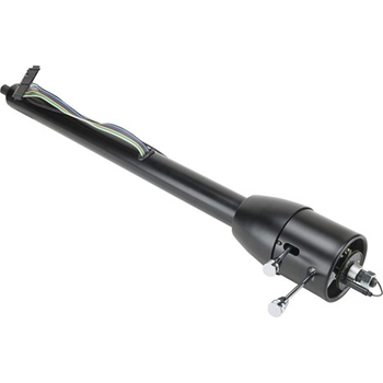 30" Floor Shift Tilt Steering Column Black Finish