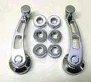 Chrome Billet Door Handles and window cranks