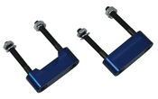 Moroso U Joint Girdles, Dana 60 w-straps, Also fits Chrysler 8 3-4inch ring gear w-large yolk, Dark Blue Anodized