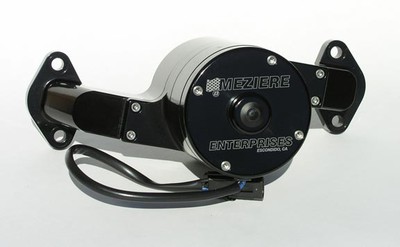 Meziere Black 100 series water pump BB chevy