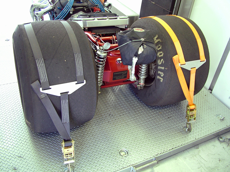 Dragster tie down on sale straps